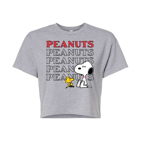 Women's - Peanuts -  Cropped Graphic T-Shirt - image 1 of 4