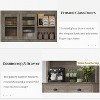 Acekool 71" Tall Kitchen Pantry Cabinet with Drawers & Open Hutch, White Farmhouse Coffee Bar Hutch for Kitchen, Dining & Living Room - 4 of 4