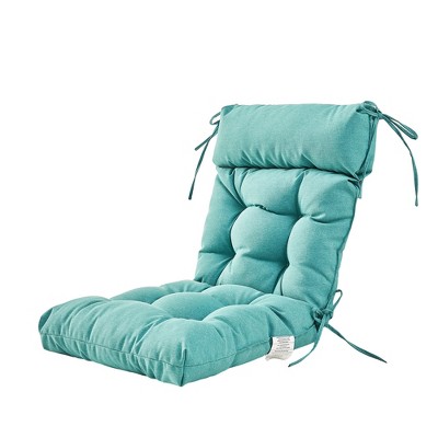 ARTPLAN All Weather Chair Outdoor Cushions of Adirondack Chair with High Back Wicker Tufted Pillow for Outdoor Furniture