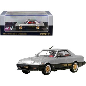 Nissan Skyline 2000 RS-X Turbo (DR30) RHD (Right Hand Drive) Silver and Black 1/64 Diecast Model Car by Inno Models - 1 of 3