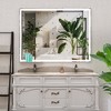 LED Bathroom Vanity Mirror Wall Mounted Adjustable White/Warm/Natural Lights Anti-Fog Touch Switch - 2 of 4