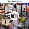 WeChef 30 Pcs Restaurant Check Presenters Server Book 5 x 9IN Menu Covers 2 Page 4 View with Extra Pocket for Guest Check Card Holder Waitress Book - 3 of 4