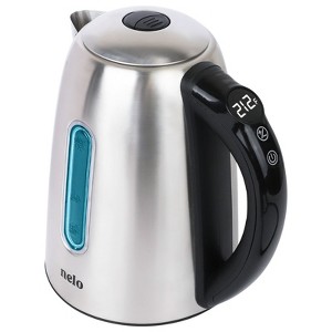 NELO Electric Kettle with 7 Temperature Presets, Digital Temperature Display, LED Indicator Lights, Stainless Steel, BPA-Free, 1.7 Liters - 1 of 4