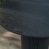 Nordlys 4-Person Solid Pine and Marble Top Dining Table with Storage Classic Style Dining Room - 3 of 4