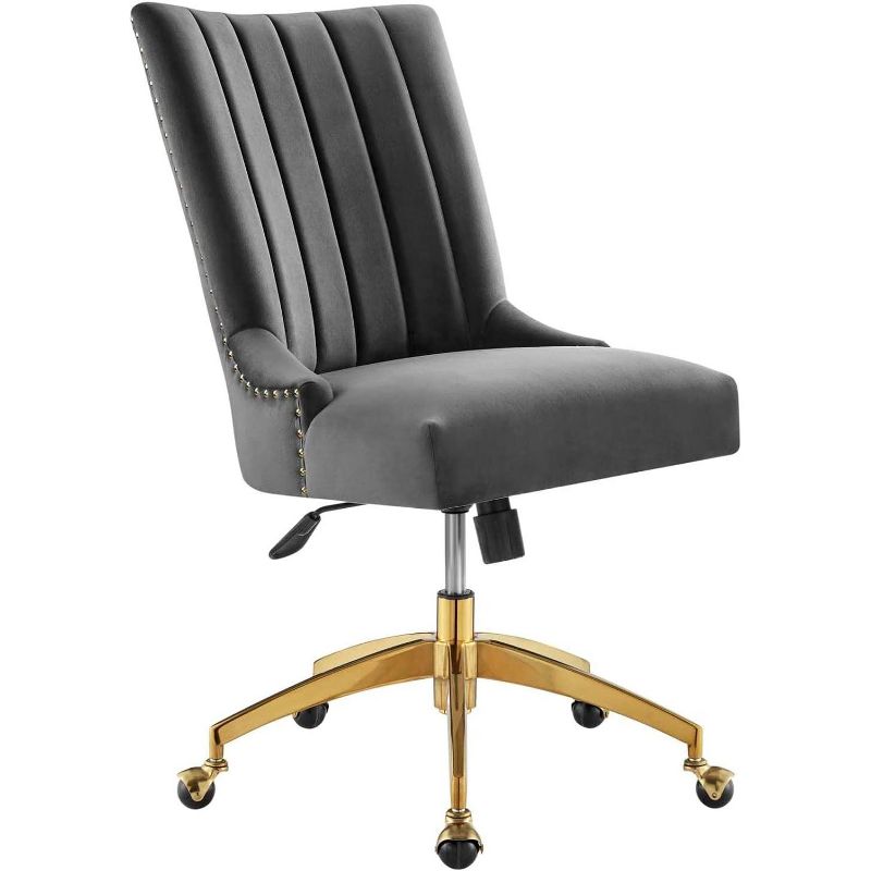 Modway Empower Channel Tufted Performance Velvet Office Chair, 2 of 3