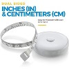MEDca Body Measuring Tape, Dual-Sided Retractable Tapes for Body Fat & Fitness Tracking - 4 of 4