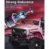 Ride On Cars w/ 2-Seater, 4 Wheels 24V Electric Vehicles with 2.4G Remote Control, Battery Powered Kids Car with 20" Wide Adjustable Seat - 3 of 4