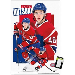 Trends International NHL Montreal Canadiens - Lane Hutson 25 Unframed Wall Poster Prints - 1 of 4