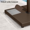 Pellebant Outdoor Market Umbrella Base Holder Square Concrete / Cement Metal - 3 of 4