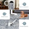 Acekool Washable Vintage Area Rug, Non Slip Soft Low Pile Traditional Distressed Accent Carpet, Foldable Thin Mat for Living Room Bedroom - 3 of 4