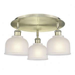 Dayton - 3 Light Flush Mount In Industrial Style-9 Inches Tall and 17.25 Inches Wide - 1 of 1