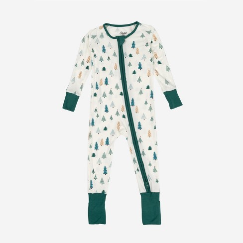 Leveret Kids Footed Bamboo Christmas Pajamas - image 1 of 4