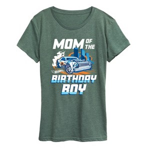 Women's - Hot Wheels - Mom Of Birthday Boy Short Sleeve Graphic T-Shirt - 1 of 4