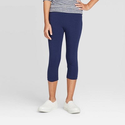 Girls' Capri Leggings - Cat & Jack™ Black Xs : Target