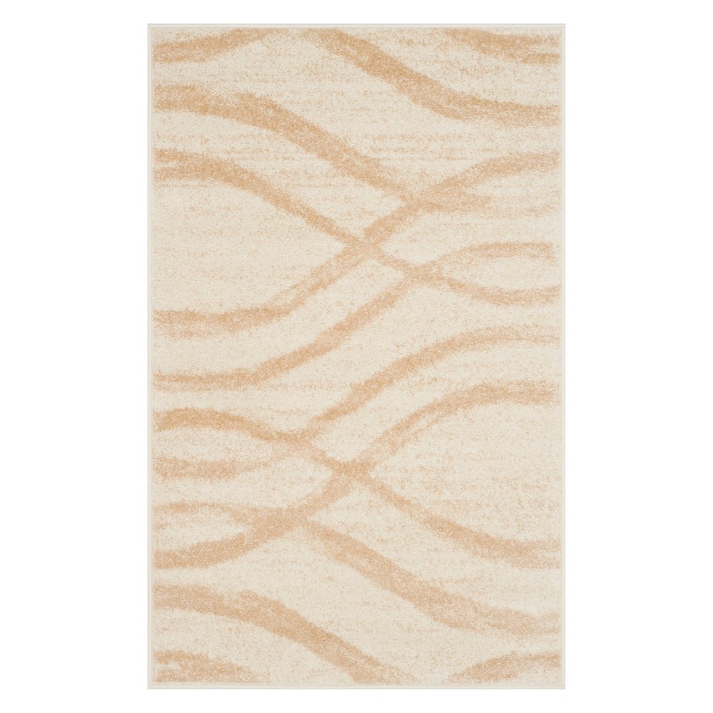 3'x5' Wave Accent Rug Cream/Champagne - Safavieh