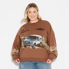 Women's Chevy Blazer Fleece Graphic Sweatshirt - Light Brown - 2 of 3