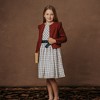 Hope & Henry Girls' Organic Sleeveless Stretch Poplin Sash Dress, Kids - 2 of 4