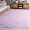 Rag Rug RAR125 Hand Woven Indoor Rugs - Safavieh - 2 of 4