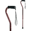Drive Medical Gel Hand Grip Offset Folding Cane Red Crackle - 3 of 3