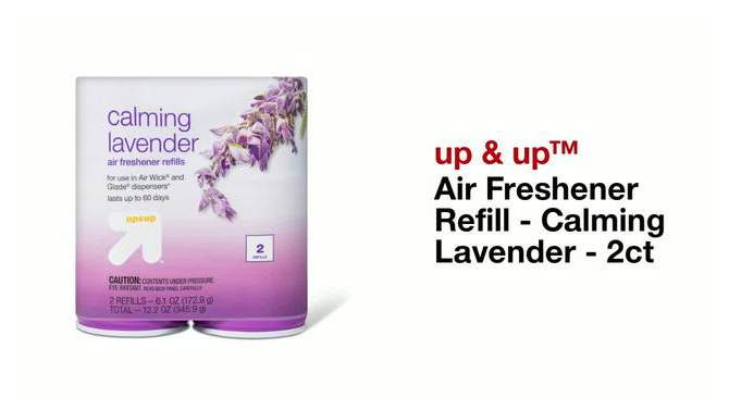 Automatic Spray Air Freshener Refill - Calming Lavender - 12.2oz/2pk - up &#38; up&#8482;, 2 of 5, play video