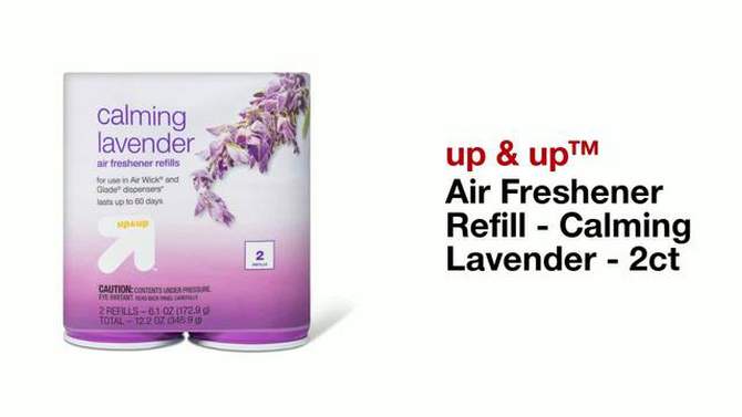 Automatic Spray Air Freshener Refill - Calming Lavender - 12.2oz/2pk - up &#38; up&#8482;, 2 of 5, play video