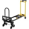 3-in-1 Heavy Duty Foldable Convertible Hand Truck with Wheels, 800 lbs Capacity Dolly Cart for Moving, Shopping, Travel - 4 of 4