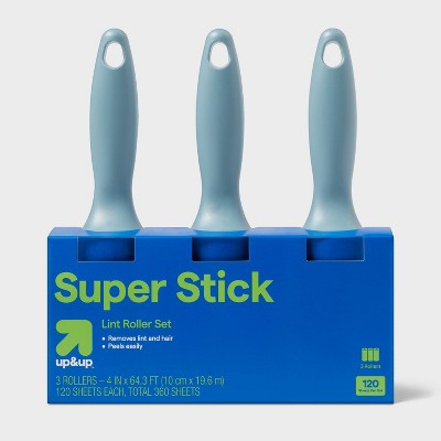 Super Stick Lint Roller Set - 120 sheets - up&up™