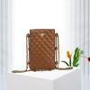 Hachikiko Small Crossbody Purse,Synthetic Leather Phone Wallet with Chain Strap, Stylish Crossbody Phone Bag for Travel & Daily Use,Brown - 2 of 4