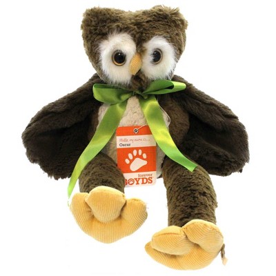 Boyds Bears Plush 15.0" Oscar Owl Cuddlebum Toy Tested  -  Decorative Figurines
