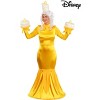 HalloweenCostumes.com Large Women Disney Beauty and the Beast Lumiere Costume for Women | Disney Costumes, White/Orange - 3 of 4