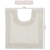 Home Weavers Luxury Collection 100% Cotton Tufted Bathroom Rug, Non-Slip Latex Bath Rug - 3 of 4