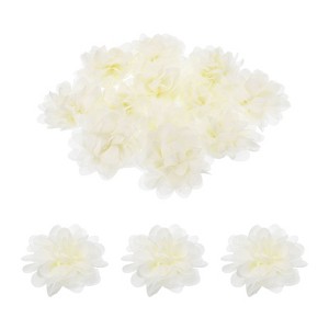 Unique Bargains Durable Versatile Chiffon  Artificial Flowers for Graduation Headbands 12 Pcs - 1 of 4