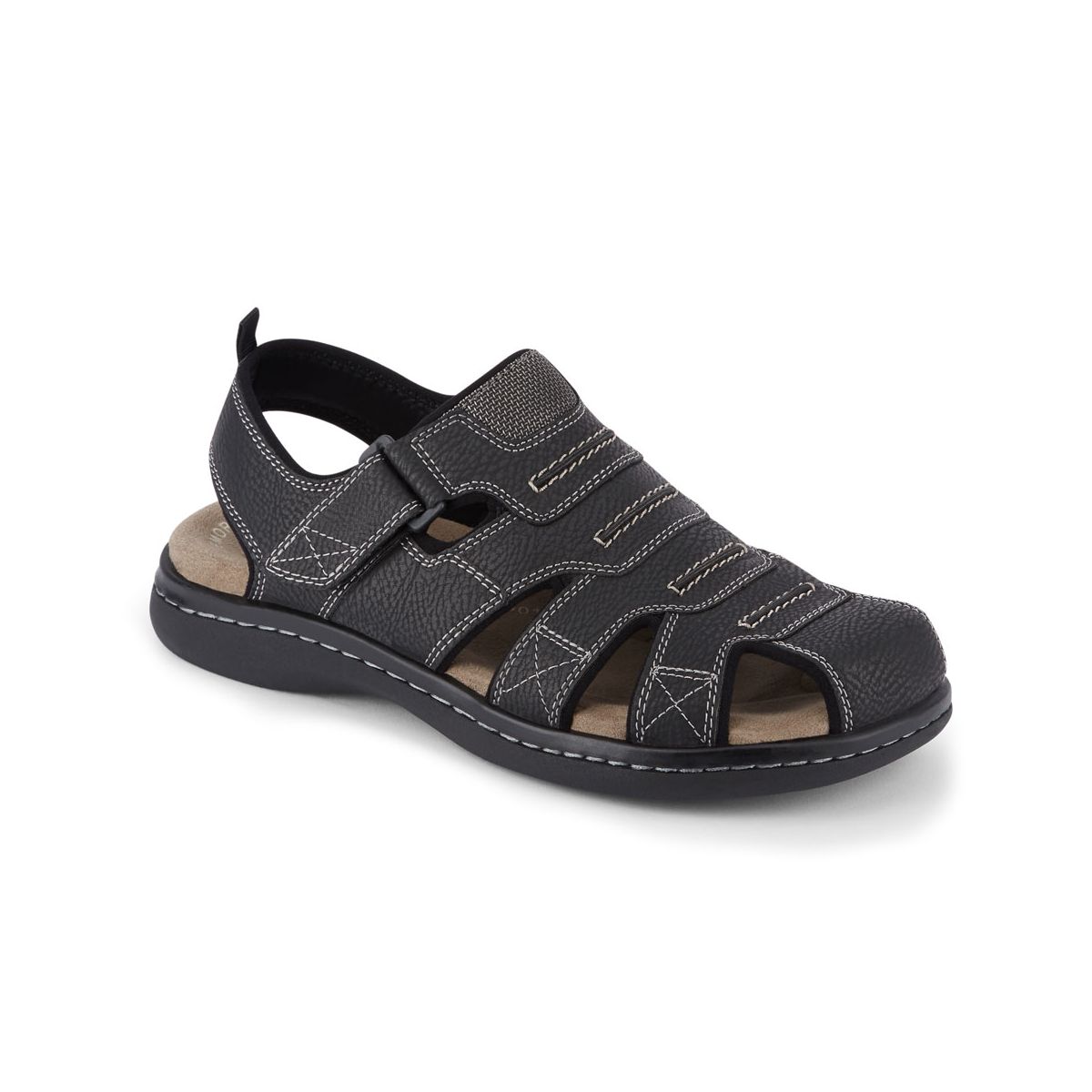 Dockers Mens Searose Fisherman Sandal Memory Foam