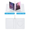 Unique Bargains Love Heart PVC Material Photocard Binder Album with 32 Pockets 4.3"x3.3" 2 Pcs - 3 of 4