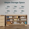 Furnulem Dressers for Bedroom 9 Drawers Wide Chest of Drawers Storage Organizer Wooden Cabinet with Anti-Tip Safety for Living Room Hallway entryway - 4 of 4