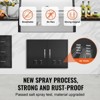VEVOR BBQ Access Door, 30W x 21H Inch Double Outdoor Kitchen Door, Cold Plate Flush Mount Door, Wall Vertical Door with Handles and Ventss, Black - 4 of 4