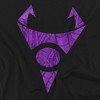 Invader Zim Irken Logo Tubed Adult T-Shirt Black Medium - 2 of 4