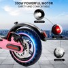 Topteng Electric Scooter for Adult with Deck Light -  220lb Capacity, 21.8 Mile Range, 8.5" Wheels - 4 of 4