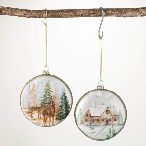 5.5"H Sullivans Woodland Ornament - Set of 2  Multicolored Christmas Ornaments - 1 of 2