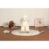 Gulches White Fabric 25x12x25 Inch Kids Alpaca Rocking Toy with Lullaby Hand Puppets Safety Belt CPC Certified - 4 of 4