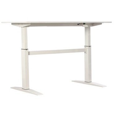 NicBex Adjustable Standing Desk Computer Desk with Tempered Glass Top, Ergonomic Sit to Stand Workstation for Home Office