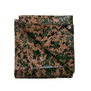 Stansport Medium Duty 6 Mil Thick Tarp Digital Woodland Camo - 1 of 4