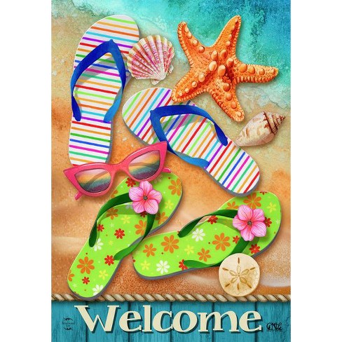 Marine Flip-flops On The Beach. Summertime. by Stocksy Contributor  BONNINSTUDIO  - Stocksy