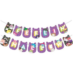 Treasures Gifted Club Squishmallows Birthday Banner - Squishmallows Party Supplies - 1 of 4