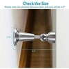 DOMETOUR Magnetic Door Stopper, Soft-Catch, Stainless Steel, Brushed Satin Nickel, Wall Mount, Hold Open, 1 Pack - 2 of 4