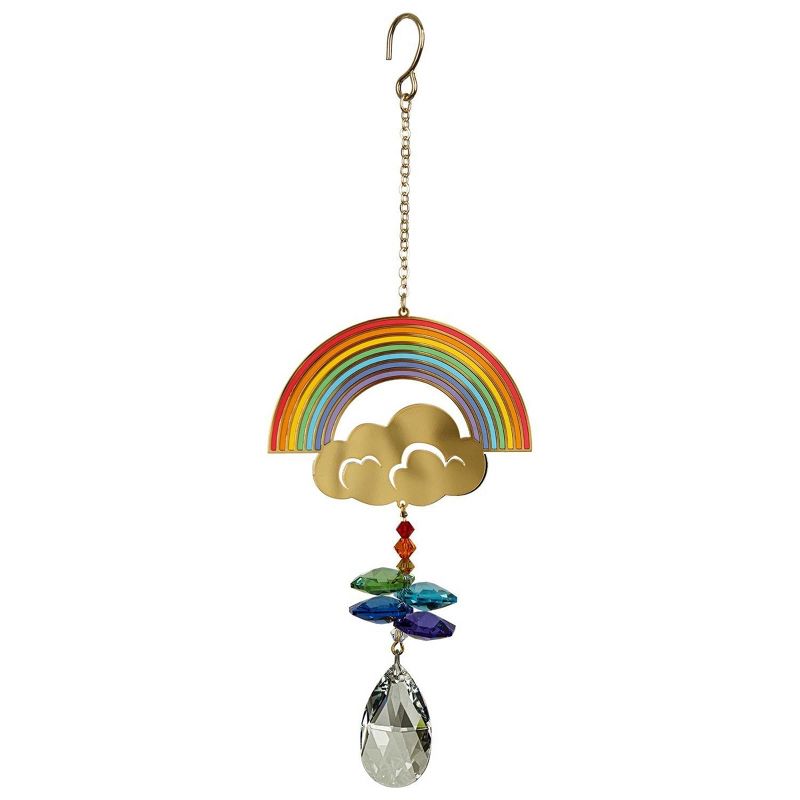 Woodstock Crystal Suncatchers, Crystal Wonders Rainbow, Crystal Wind Chimes For Inside, Office, Kitchen, Living Room Décor, 4.5"L, 1 of 8