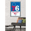 Trends International NBA Philadelphia 76ers - Logo 21 Framed Wall Poster Prints - 2 of 4