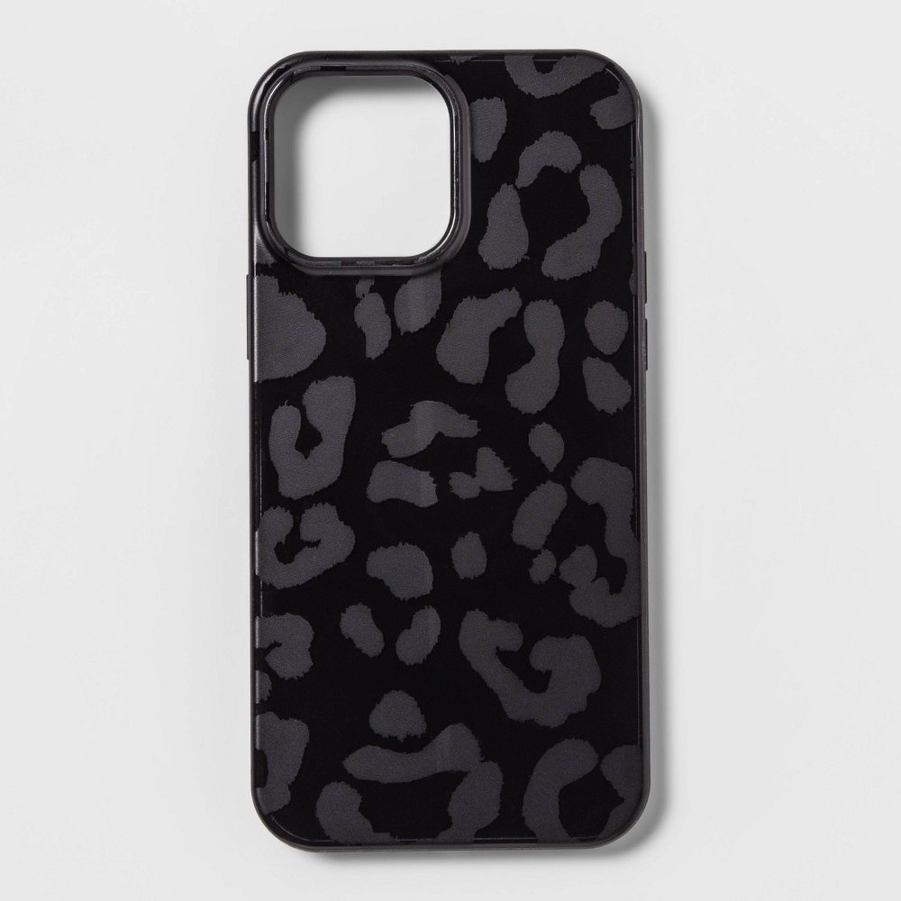 Photos - Other for Mobile Apple iPhone 13 Pro Max/iPhone 12 Pro Max Case - heyday™ Black Leopard Pri