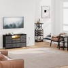 Homhougo TV Stand for TVs up to 55" Dark Grey - 3 of 4