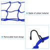 Unique Bargains High Elastic Motorcycle Luggage Straps Bungee Cargo Net with Hooks 3 Packs - 4 of 4